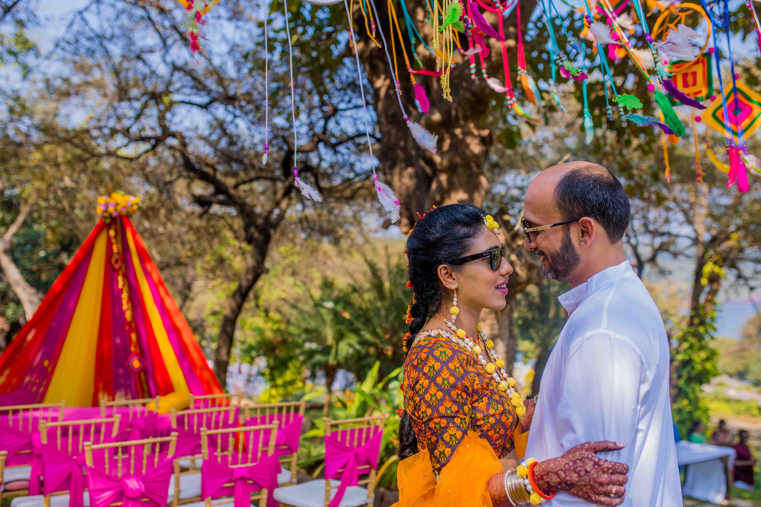 A Vibrant Haldi Ceremony by the Sea: A  Tale of Color and Joy in Goa